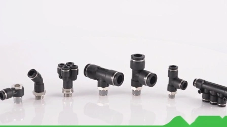 PC/Pl/PU/PV Plastic Pneumatic Push in Connect Brass Fittings